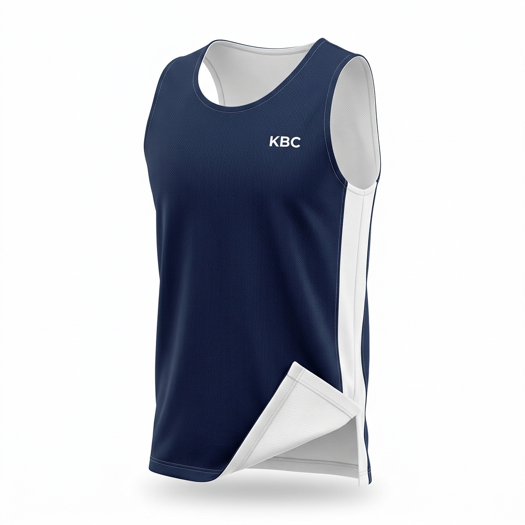 KBC reversible basketball jersey manufactured at kingbird clothing