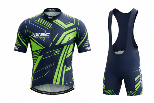 Custom Cycling Kit Jersey and Bib Shorts - KBC King Bird Clothing