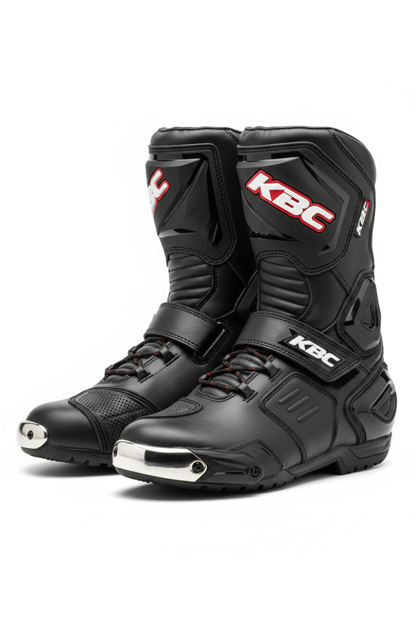 Professional motorcycle boots - bulk manufacturing