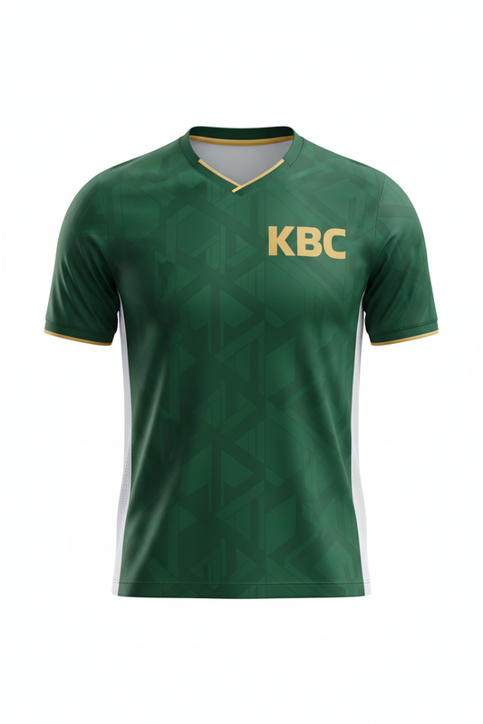KBC Football Jersey - Forest Green & Gold